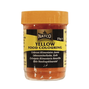 Shop Natco Food Colour Powder Yellow 25G at My Indian Grocer