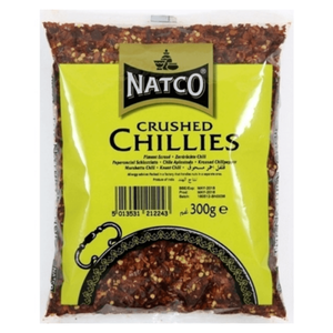 Shop Natco Red Chillies Crushed 300G at My Indian Grocer