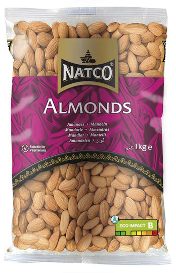 Shop Natco Almonds 1 kg at Grocerywala