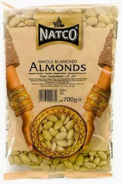 Shop Natco Almonds Blanched Whole 700g at Grocerywala