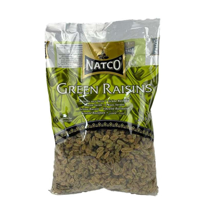 Shop Natco Green Raisins 1kg at Grocerywala