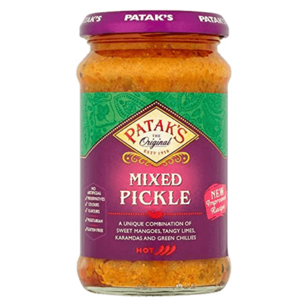 Shop Pataks Mixed Pickle 283G at My Indian Grocer