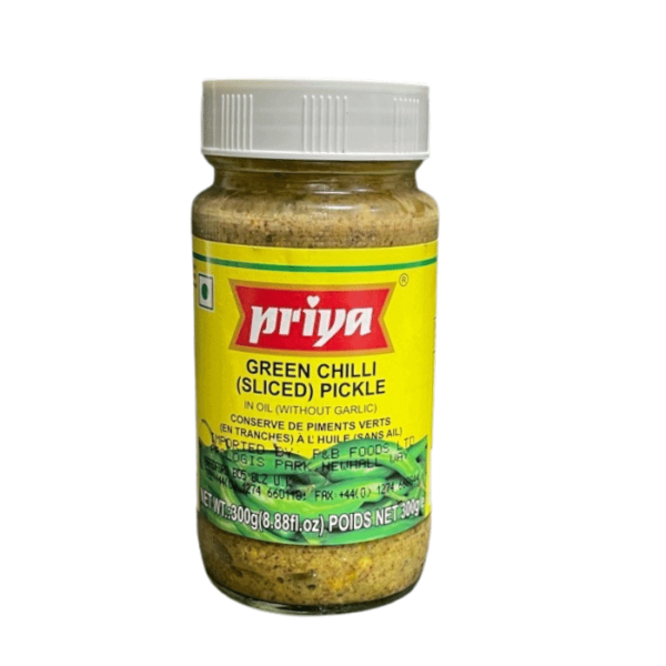 Shop Priya Green Chilli Pickle 300G at My Indian Grocer