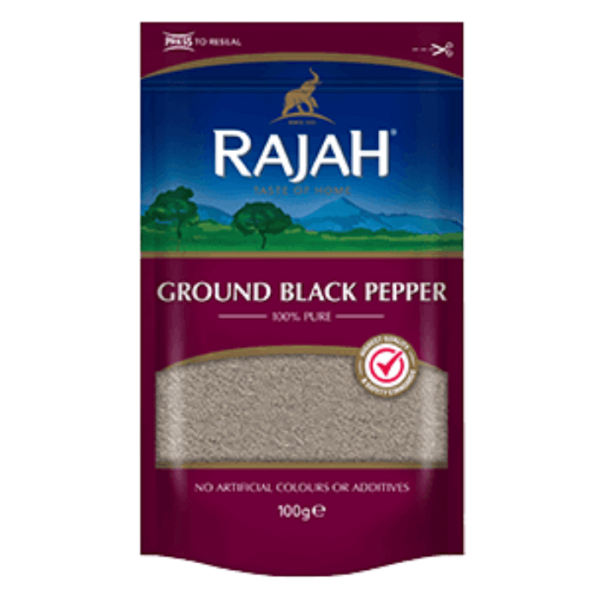 Shop Rajah Black Pepper Ground 100G at My Indian Grocer