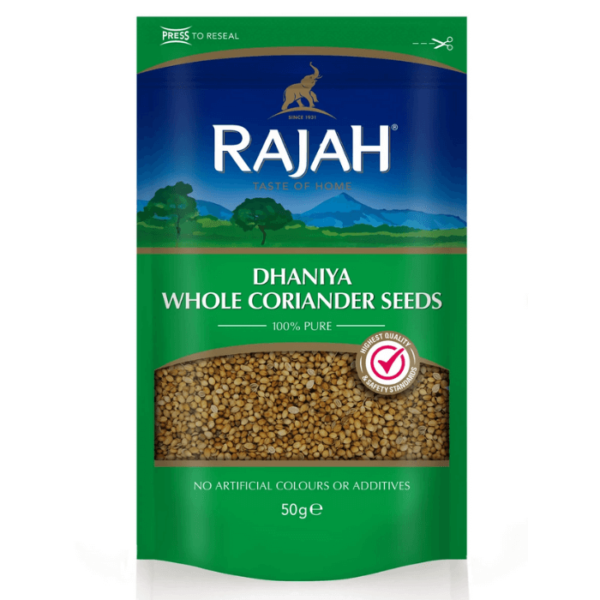 Shop Rajah Coriander Seeds Whole 50G at My Indian Grocer