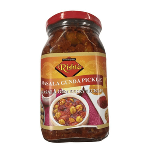 Shop Rishta Pickle Masala Gunda - 400g at Grocerywala