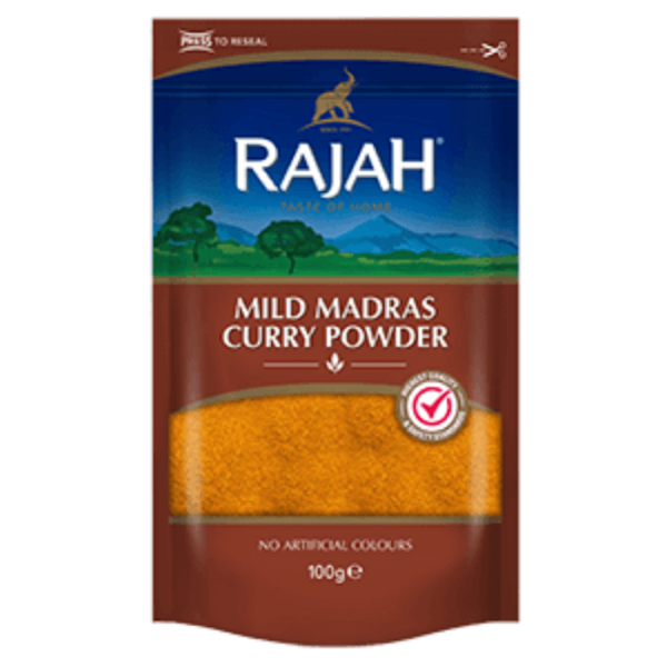 Shop Rajah Madras Curry Powder Mild 100G at Grocerywala