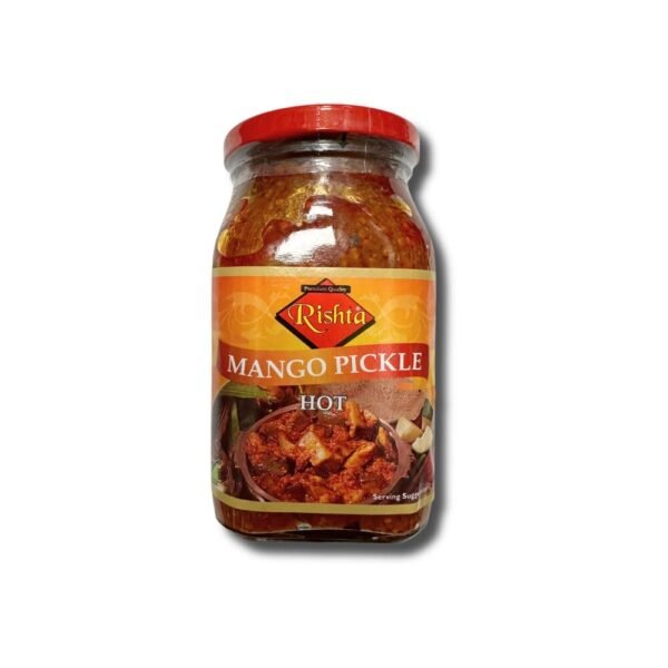 Shop Rishta Pickle Mango Hot Pickle - 400g at Grocerywala