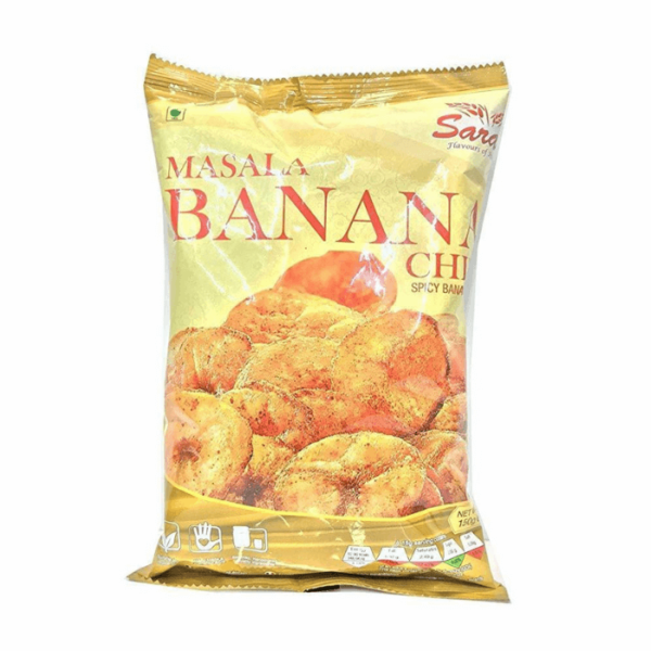 Shop Saras Masala Banana Chips 150G at My Indian Grocer