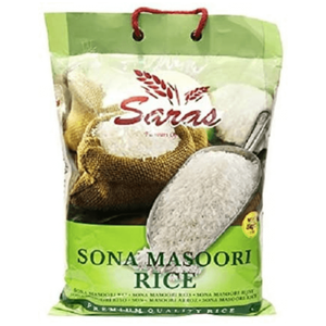 Shop Saras Sona Masoori 5kg at Grocerywala