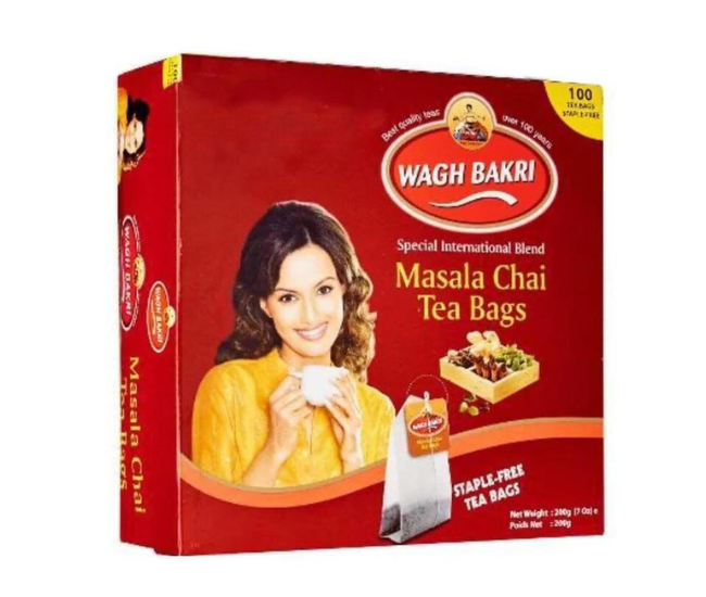 Wagh Bakri Masala Tea Bags 200g(100 bags)