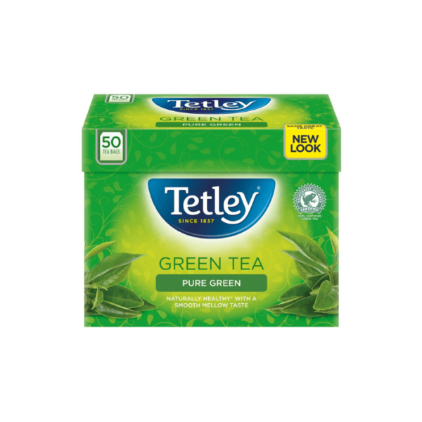 Shop Tetley Green Tea Bags 50TB at My Indian Grocer