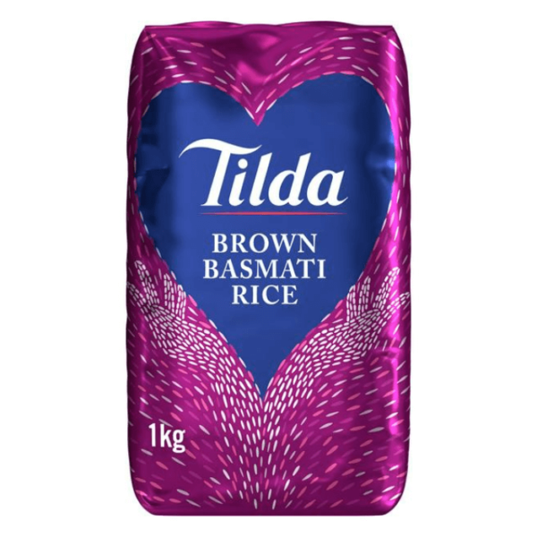 Shop Tilda Basmati Brown Rice 1kg at Grocerywala