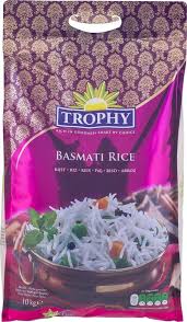 Shop Trophy Basmati Rice 10kg at Grocerywala