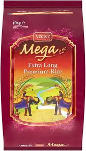 Shop Veetee Mega Ex Long Rice 10kg at Grocerywala