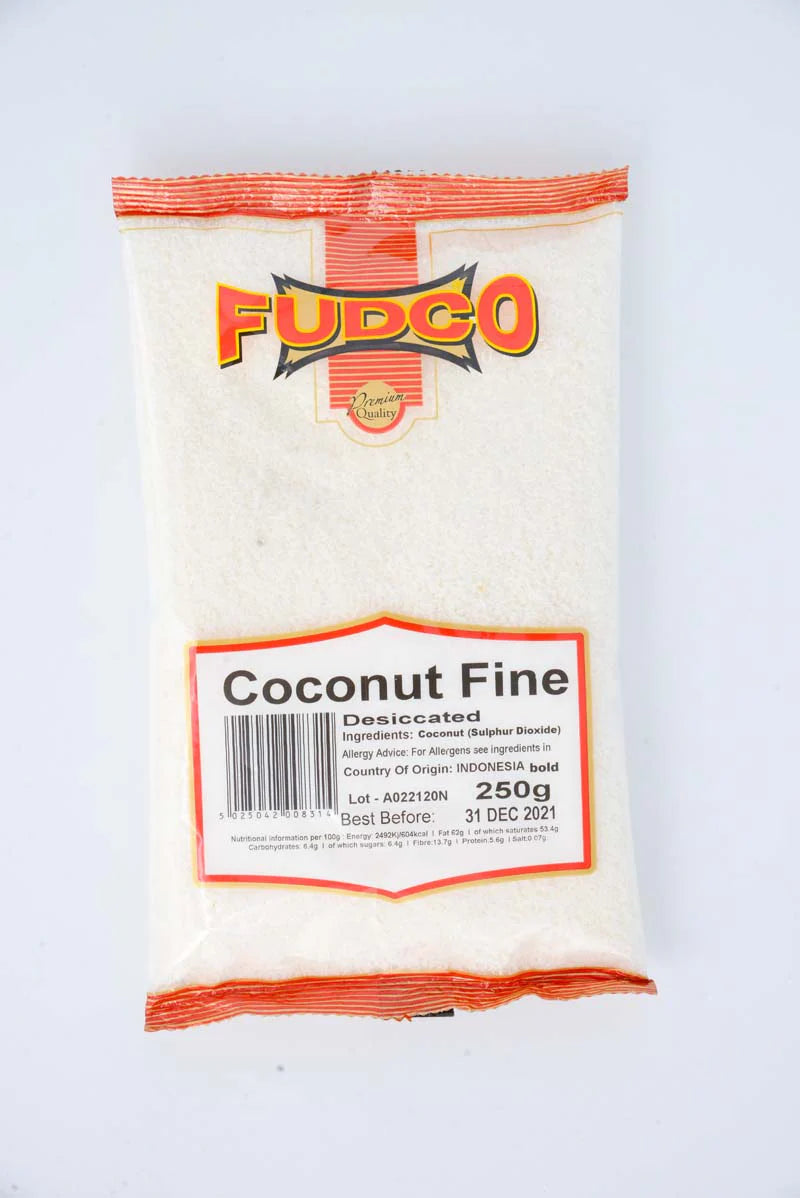 Shop Fudco Coconut Desicated Fine 250G at Grocerywala