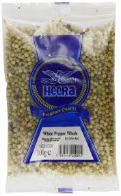 Heera White Pepper Whole 100g