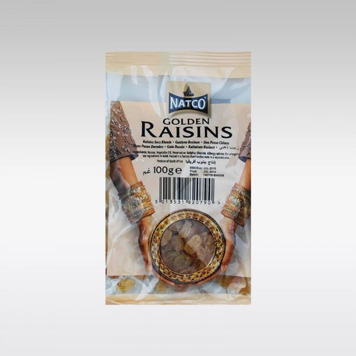 Shop Natco Golden Raisins 100g at Grocerywala