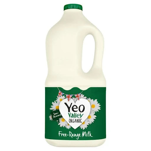 Yeo Valley Semi Skimmed Milk 2l